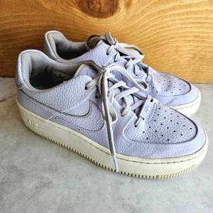 Nike lavender women's platform AF1 💜 size 7.5